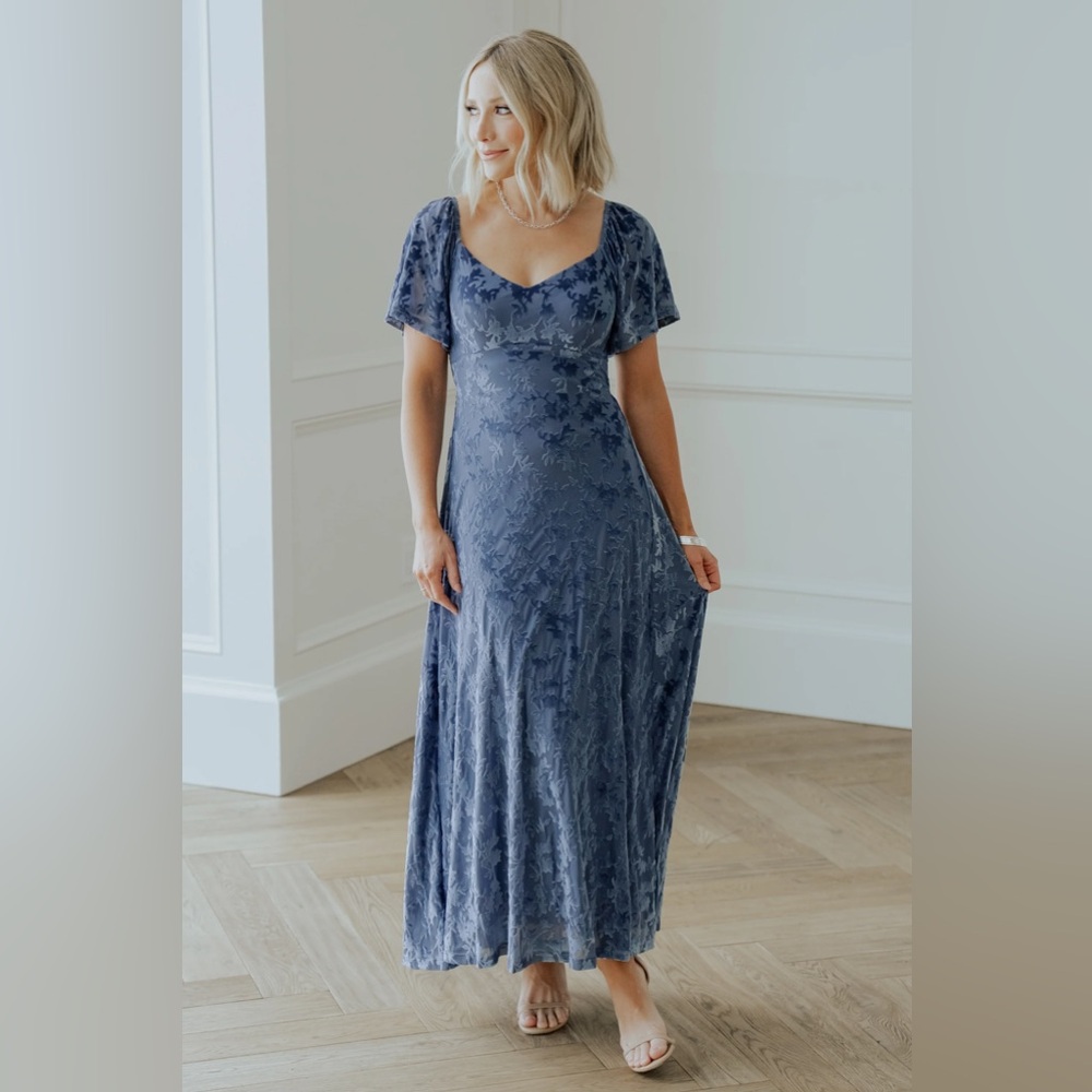 Baltic Born Everley Maxi Dress Whisper Blue